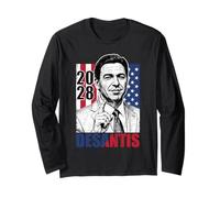 Ron Desantis 2028 Président Campagne électorale USA Vintage Manche Longue