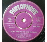 RON GOODWIN AND HIS ORCHESTRA - COLONEL BOGEY AND THE RIVER KWAI MARCH 7 INCH (7" 45) UK PARLOPHONE 1958