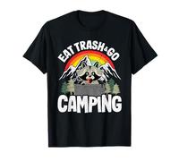 Ron Laveur Arc-en-Ciel avec Inscription « Eat Trash & Go » T-Shirt