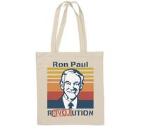 Ron Paul Revolution Libertarian Sac fourre-tout en coton naturel Blanc