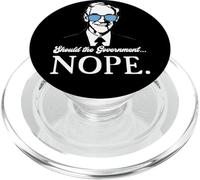 Ron Paul Should The Government Nope Liberty Libertarian PopSockets PopGrip pour MagSafe