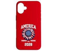 Ron Paul Thomas Massie Election 2028 President American Flag Coque pour iPhone 16 Plus