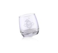 Ron Ron Verre à rhum de qualité supérieure - Édition limitée avec motif flamant rose - 270 ml - Verre gravé au laser - Passe au lave-vaisselle - Pour rhum, whisky et cocktails - 88 mm de hauteur