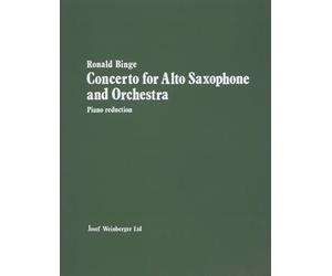 Ronald Binge: Concerto For Alto Saxophone And Orchestra (Alto Saxophone/Piano). Partitions pour Saxophone Alto, Accompagnement Piano