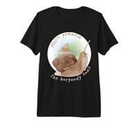Ronald l'escargot Bordeaux T-Shirt Haut de Gamme