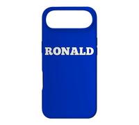 Ronald Petite étiquette avec Texte Blanc personnalisé sur Le Devant Assorti Coque pour iPhone Air