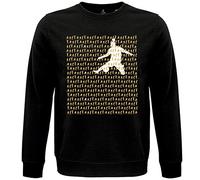 Ronaldinho10, Sweatshirt, Official Product, Crewneck Black, Shadows