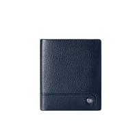 RONCATO Alaska Portefeuille en cuir pour homme avec porte-monnaie petite taille, bleu nuit, Classique