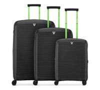 Roncato Arcade 4 roulettes Set de valises 3 pièces avec soufflet d'extension noir