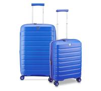 Roncato B-Flying 4 roulettes Set de valises 2 pièces avec soufflet d'extension bleu