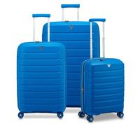 Roncato B-Flying Move 4 roues Set de valises 3 pièces avec soufflet d'extension bleu