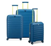 Roncato B-Flying Move 4 roues Set de valises 3 pièces avec soufflet d'extension bleu pétrole