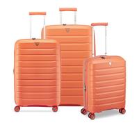 Roncato B-Flying Move 4 roues Set de valises 3 pièces avec soufflet d'extension orange