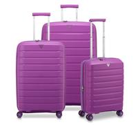 Roncato B-Flying Move 4 roues Set de valises 3 pièces avec soufflet d'extension rose