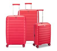 Roncato B-Flying Move 4 roues Set de valises 3 pièces avec soufflet d'extension rouge