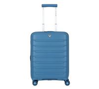 Roncato B-Flying Move 4 roues Valise cabine 55 cm avec soufflet d'extension bleu