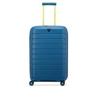 Roncato B-Flying Move 4 roues Valise cabine 68 cm avec soufflet d'extension bleu pétrole