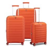 Roncato B-Flying Move 4 roulettes Set de valises 3 pièces avec soufflet d'extension orange