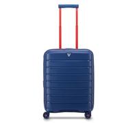 Roncato B-Flying Move 4 roulettes Trolley de cabine 55 cm avec soufflet d'extension bleu