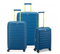 Roncato B-Flying Move 4 roues Set de valises 3 pièces avec soufflet d'extension bleu pétrole