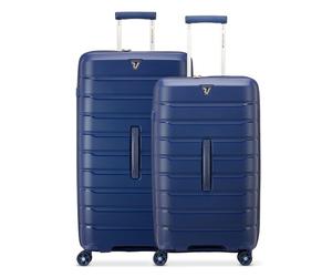 Roncato B-Flying Trunk 4 roulettes Set de valises 2 pièces bleu