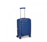 Roncato B-Flying 4 roulettes Trolley d'affaires 55 cm Compartiment pour ordinateur portable avec soufflet d'extension bleu