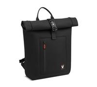 RONCATO BE-DRY Sac à dos imperméable avec fermeture Roll-Top - 43 x 30 x 12,5 cm - Idéal pour les loisirs et l'extérieur - Capacité PC 15,6" - Noir, Noir , Roll-top