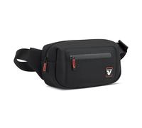RONCATO BE-DRY Sac banane imperméable - 13 x 26 x 6 cm - Design moderne et compact pour les loisirs, les voyages et l'extérieur | Imperméable - Noir, Noir , Sac banane porte-argent