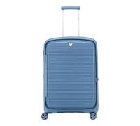 Roncato Arcade DLX 4 roulettes Trolley 67 cm avec soufflet d'extension bleu