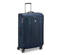 RONCATO CITY 3.0 Valise souple Trolley extensible avec fermeture éclair et système de fermeture TSA, bleu nuit, Grande