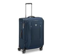RONCATO CITY 3.0 Valise souple Trolley extensible avec fermeture éclair et système de fermeture TSA, bleu nuit, Media