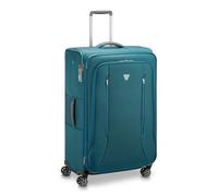 RONCATO CITY 3.0 Valise souple Trolley extensible avec fermeture éclair et système de fermeture TSA, Émeraude, Grande