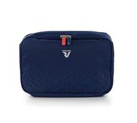 RONCATO Crosslite Trousse de Toilette à Compartiments avec Fermeture éclair 23x15,5x9 cm - Bleu
