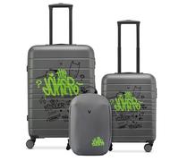 Roncato DC Comics Set DE VALISES (Moyenne, Cabine, Sac à Dos de Voyage) - Joker