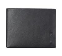 Roncato Detroit Porte-monnaie Cuir véritable 12.5 cm noir