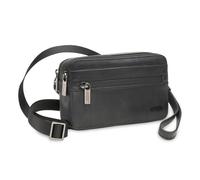 Roncato Detroit Sac à bandoulière Cuir 21 cm noir