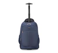 RONCATO Easy Office 2.0 Sac à dos à roulettes avec 17 compartiments pour ordinateur portable - 32 x 48 x 20 cm - Bleu nuit