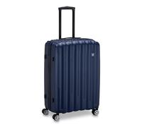 RONCATO ELEMENT 2.0 Trolley Valise 4 roues, rigide et avec système de fermeture TSA, bleu nuit, Medio