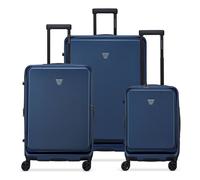 Roncato Florence 4 roues Set de valises 3 pièces avec soufflet d'extension bleu