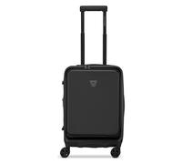 Roncato Florence 4-roues trolley cabine 55 cm avec soufflet d'extension compartiment ordinateur portable noir
