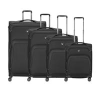 Roncato Gateway 4 roulettes Set de valises 4 pièces avec soufflet d'extension noir