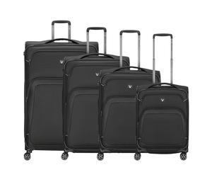 Roncato Gateway 4 roulettes Set de valises 4 pièces avec soufflet d'extension noir