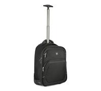 RONCATO GATEWAY Sac à dos à roulettes avec compartiment pour ordinateur 17" - 45x36x20 cm - Noir