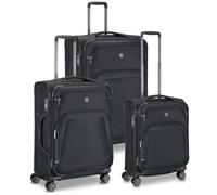 Roncato Gateway Set DE VALISES (Grande, Moyenne, Cabine) - Noir