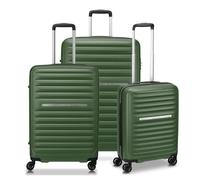 RONCATO Ibiza Lot de 3 roulettes rigides 4 roues avec tsa, vert militaire, Set 3 trolley