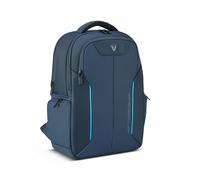 Roncato INTERFACE Sac à dos de travail avec compartiment pour ordinateur 14" - 40.5x33x15 cm - Bleu nuit