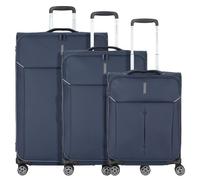 Roncato Ironik 2.0 4 roulettes Set de valises 3 pièces avec soufflet d'extension bleu