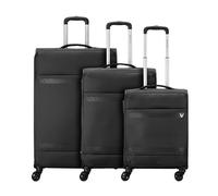 Roncato Jazz 4.0 4 roues Set de valises 3 pièces avec soufflet d'extension noir