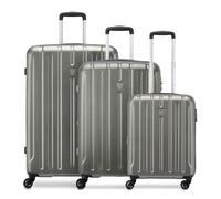 Roncato Kinetic 2.0 4 roulettes Set de valises 3 pièces avec soufflet d'extension gris