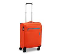 RONCATO LITE SOFT Trolley Cabine 55 x 40 x 20 cm | Valise à bagages à main ultra légère, fermeture TSA, Orange brillant, 4 ruote, Bagage à main